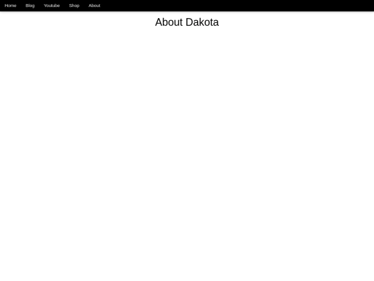 about/dakota screenshot
