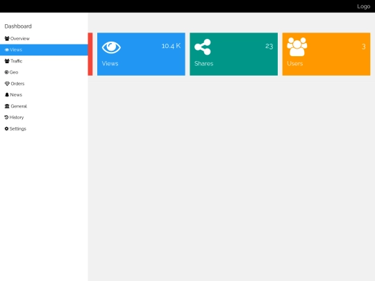 dashboard/views screenshot