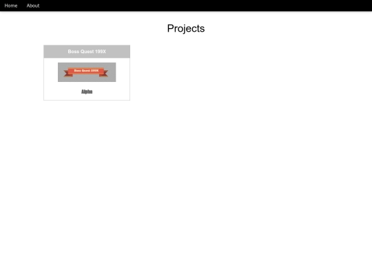 projects screenshot
