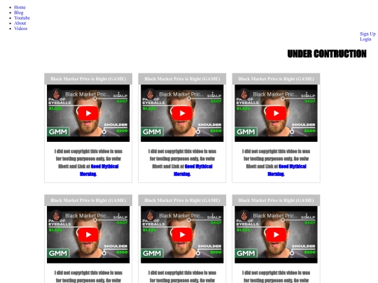 videos screenshot