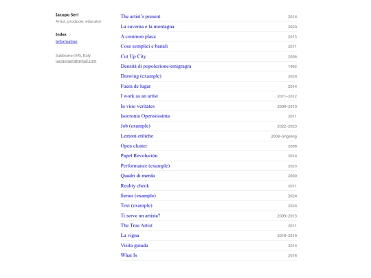 index screenshot