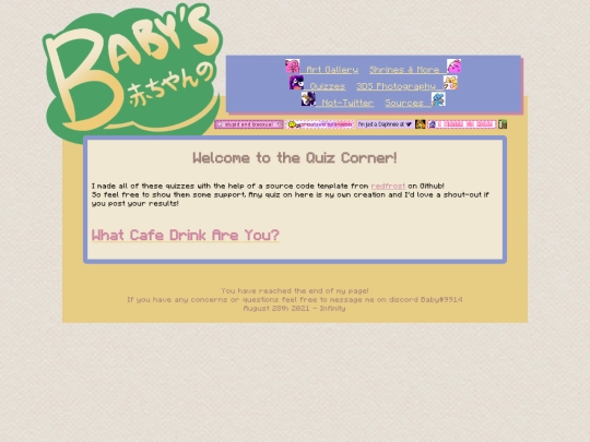 quizzes screenshot