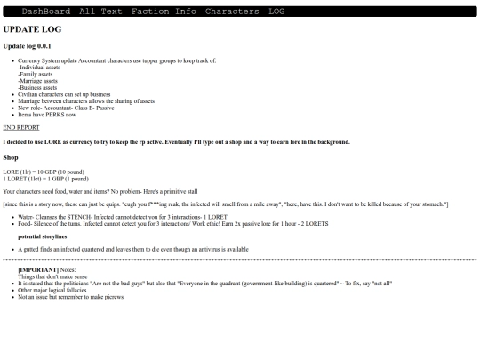 Project/LOG screenshot
