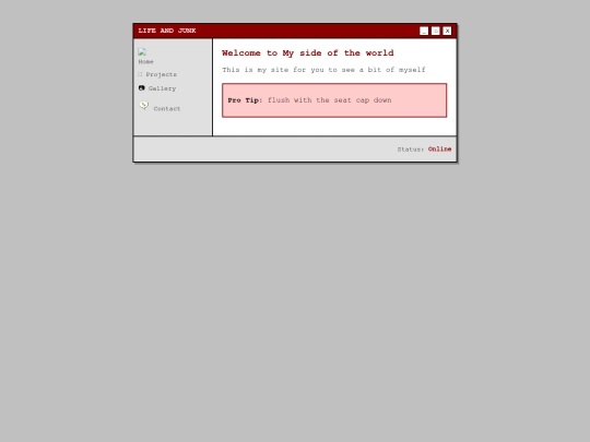index screenshot