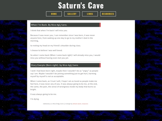 blog screenshot