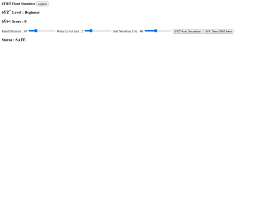 FloodApp/simulator screenshot