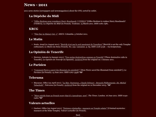 news/2011 screenshot