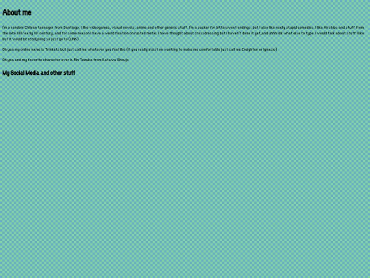 AboutMe screenshot