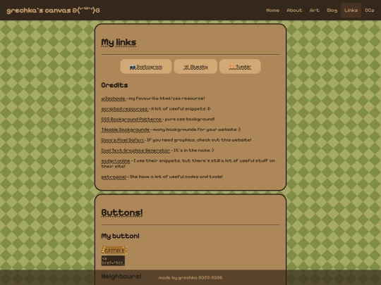 links screenshot