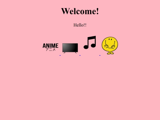 Welcome Page screenshot