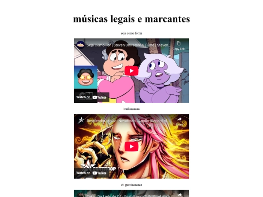 songs screenshot