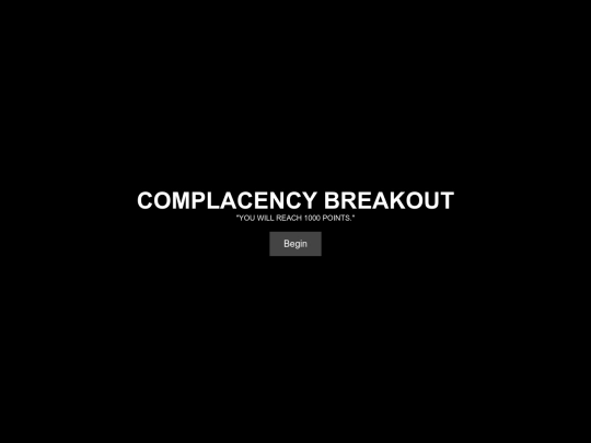 COMPLACENCYBREAKOUT screenshot