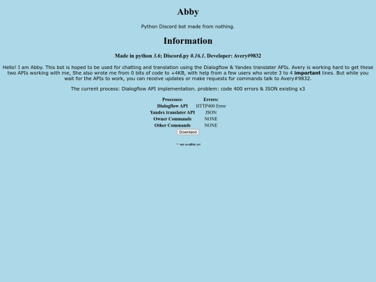 index screenshot