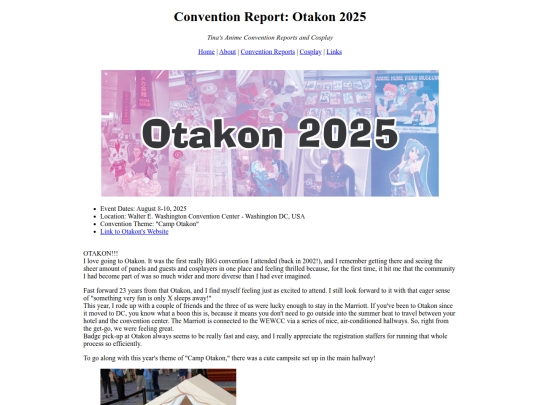 con-reports/otakon-2025 screenshot