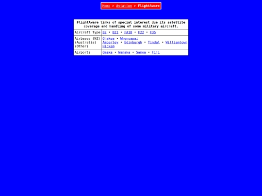 Aviation/FlightAware/_index screenshot