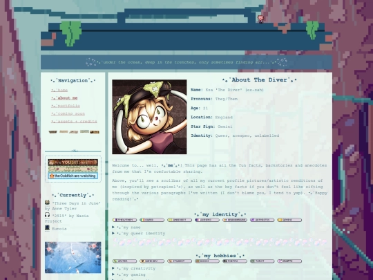aboutme screenshot