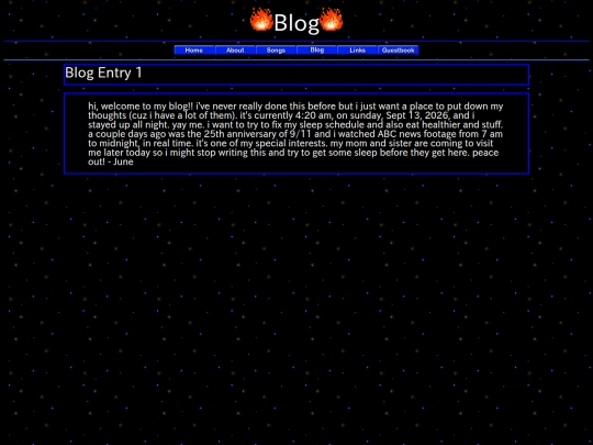 blog screenshot