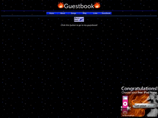 guestbook screenshot