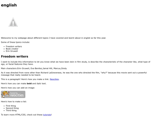 english screenshot