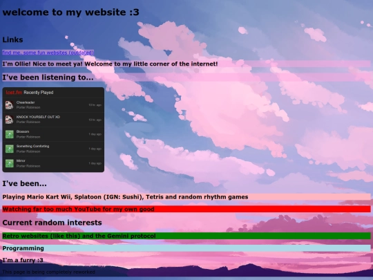 index screenshot