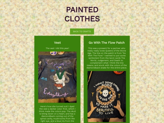 crafts/paintedclothes screenshot