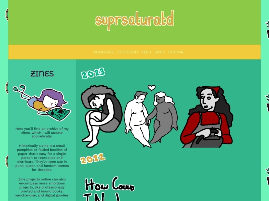 zines screenshot
