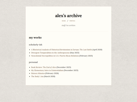 pages/writing screenshot
