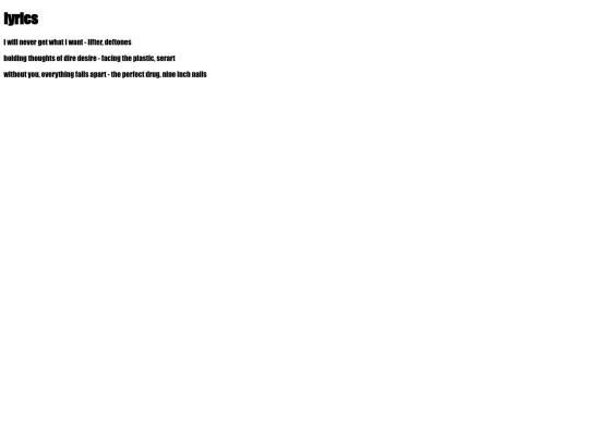 lyrics screenshot