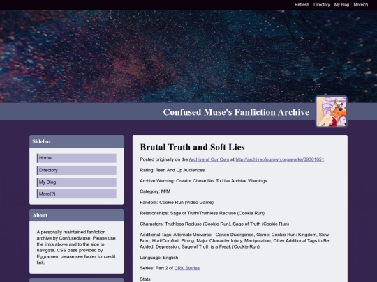fanfiction/Brutal_Truth_and_Soft_Lies screenshot