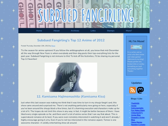posts/2012/12/13/subdued-fangirlings-top-12-anime-of-2012 screenshot