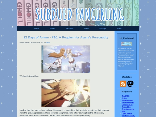 posts/2012/12/16/12-days-of-anime-10-asuna screenshot