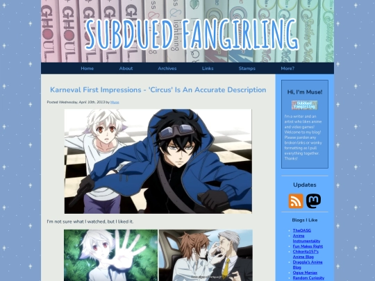 posts/2013/04/10/karnevalfirstimpressions screenshot