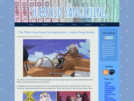 posts/2014/01/08/thepilotslovesongfirstimpressions screenshot