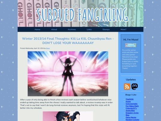 posts/2014/04/16/killlakillandchuunibyou2review screenshot