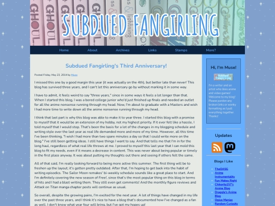 posts/2014/05/23/subduedfangirling3rdanniversary screenshot