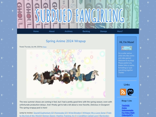 posts/2024/07/04/SpringAnime2024Wrapup screenshot