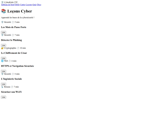 ctf/lecons screenshot