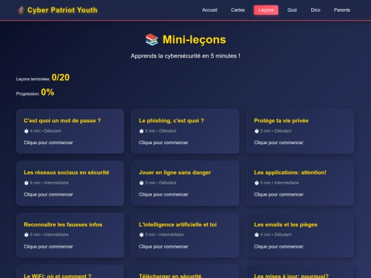 lecons screenshot