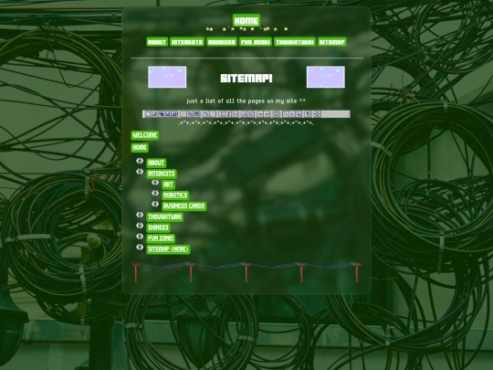 sitemap screenshot