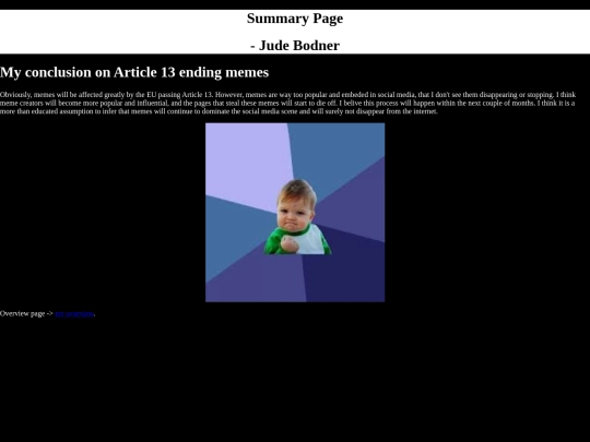 summary screenshot