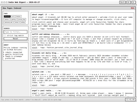 digest screenshot