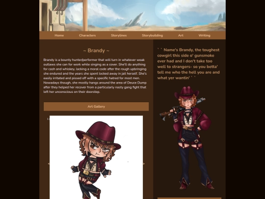 brandypage screenshot