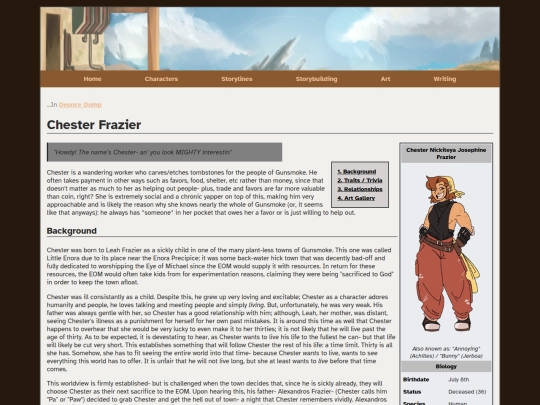 character_chester screenshot