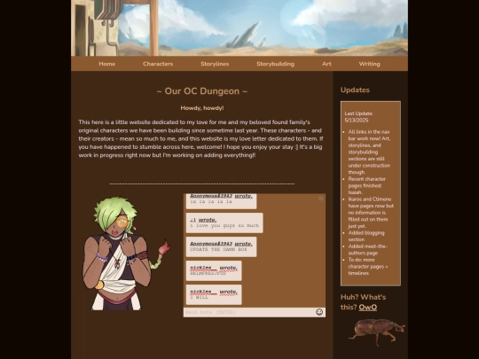 homepage screenshot