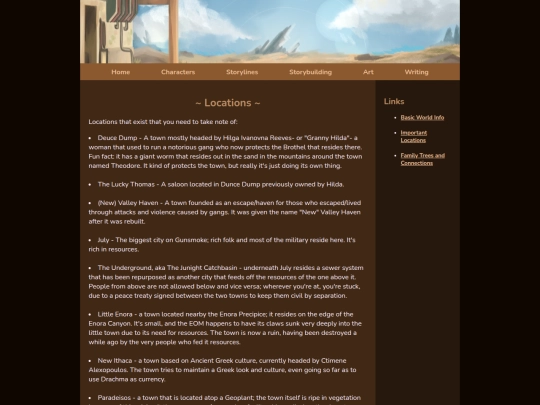 locations screenshot