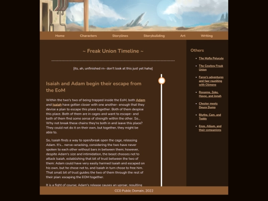 timeline_cowboy-freak-union screenshot