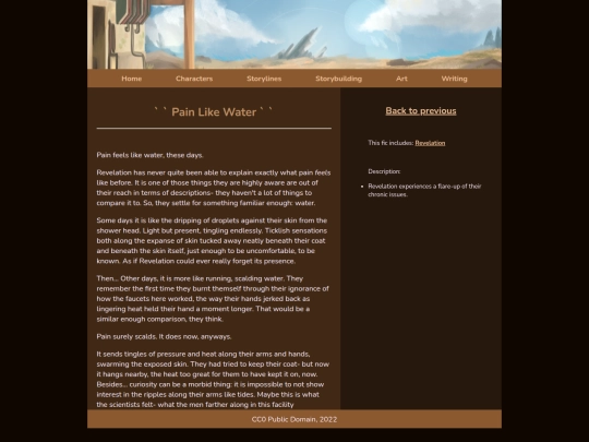 writing_pain-like-water screenshot