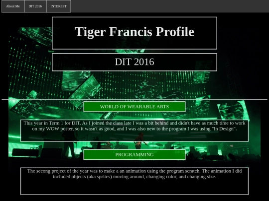 DIT2016 screenshot