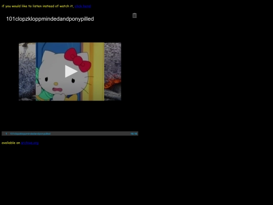 VisualAlbums/kloppmindedponypilled screenshot