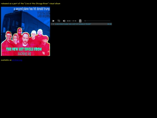 banddiscography/asecondplanehasjusthitdonaldtrump screenshot